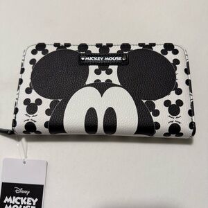 Disney Mickey Mouse Black and White Wallet